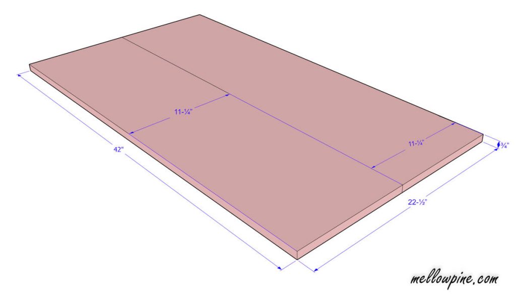 desk top panel plan