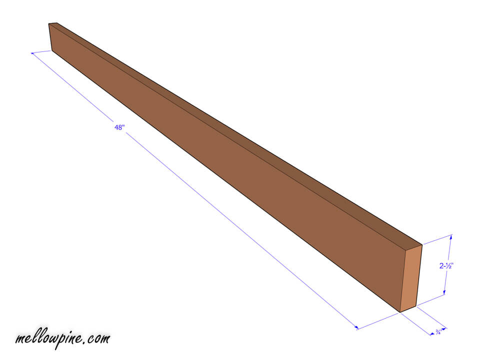 Slat piece plan