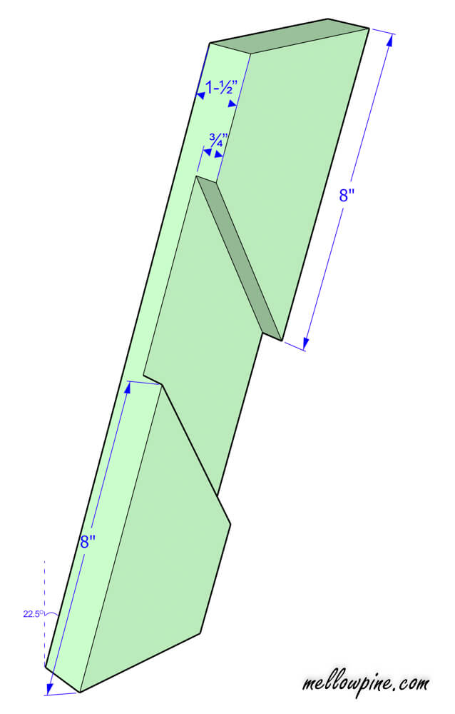 X Brace piece plan