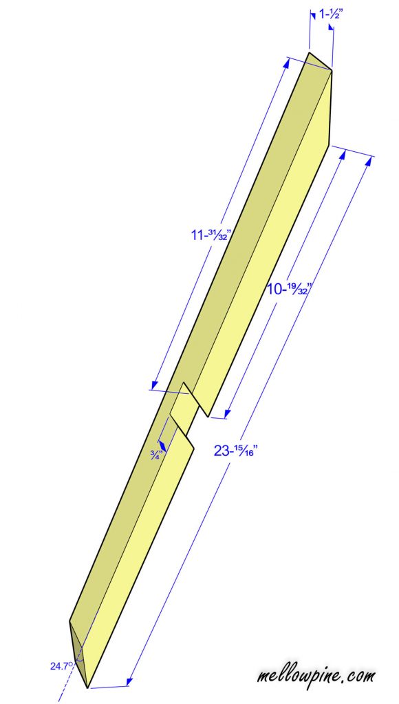 X Brace Piece Plan