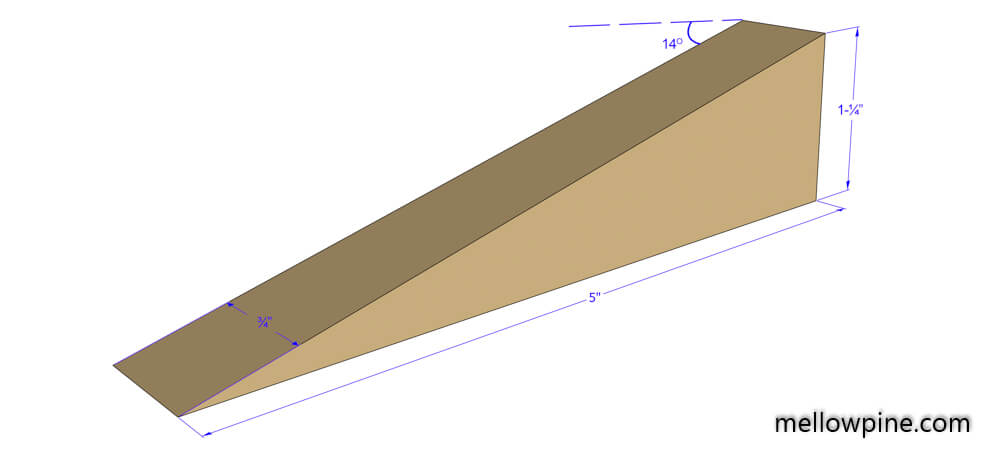Triangular Piece Plan-Key Holder