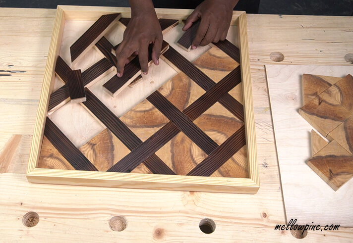 Assembling the Pieces of the Wall Art