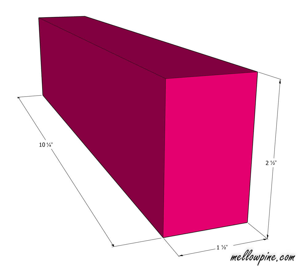 Shorter Bracing Piece plan
