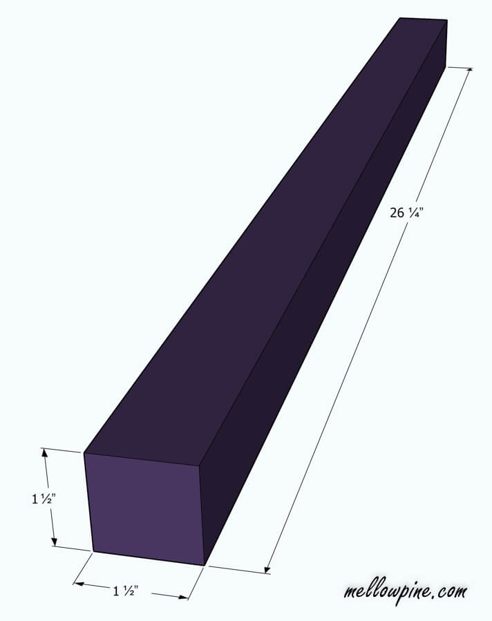 Leg Piece Plan