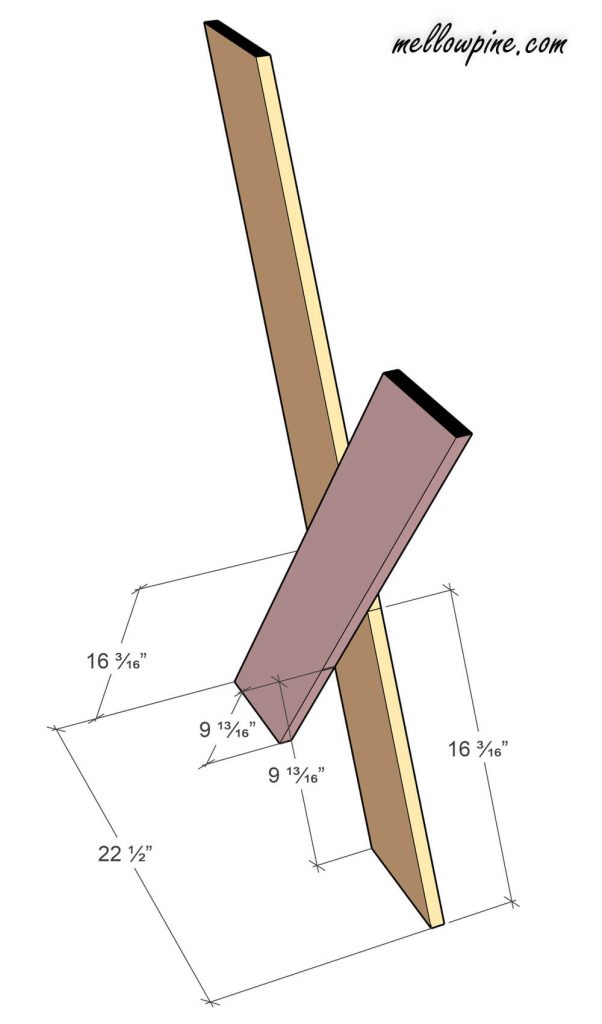 How to assemble the X Leg of the Desk