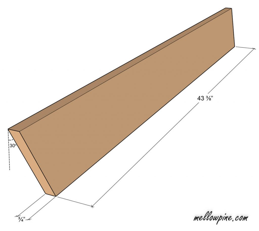 Longer X Leg Piece ( 1 x 6)