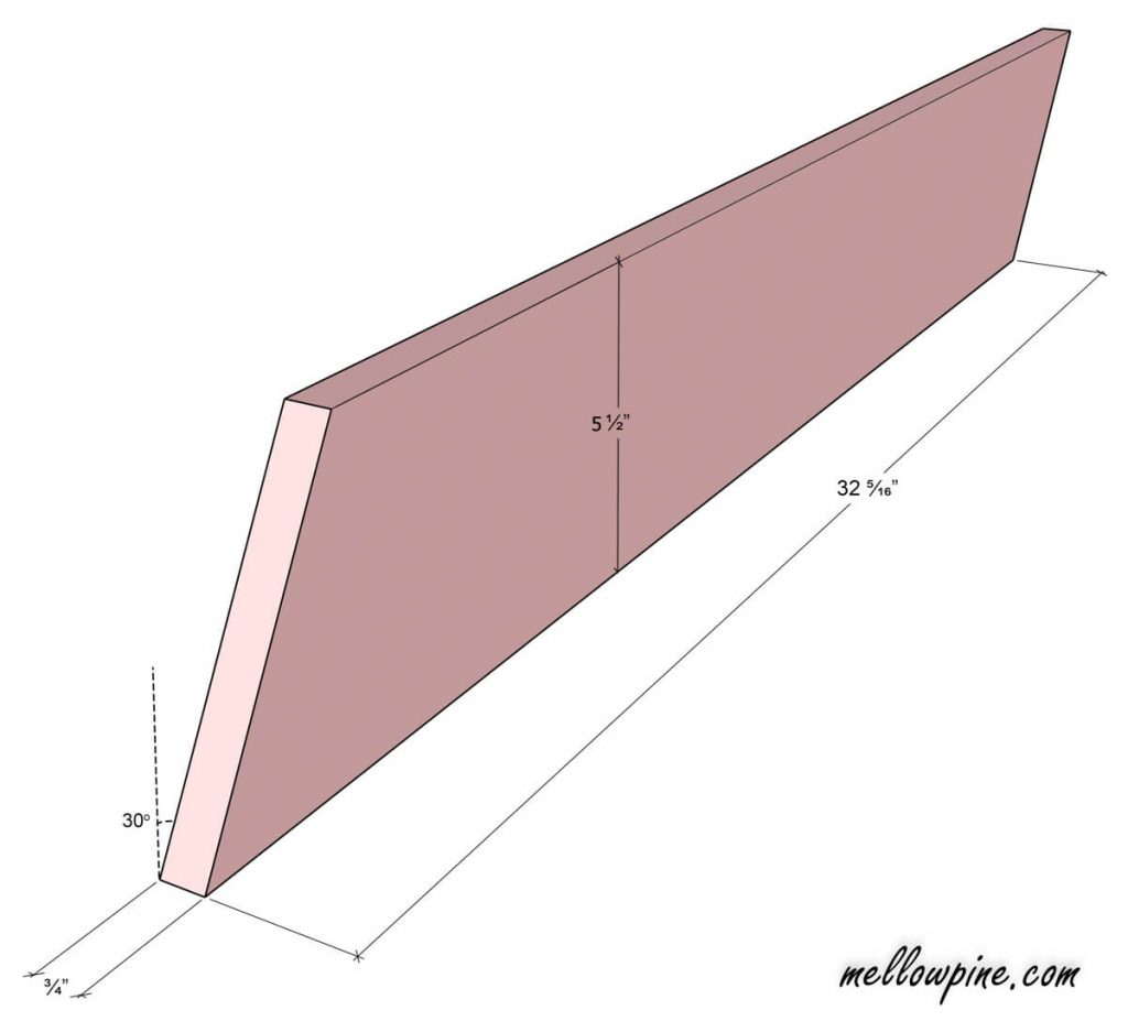 Shorter X Leg Piece (1x6)