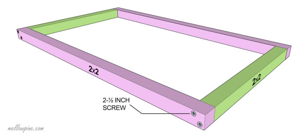 Joining the Z Frame of Table-Bottom Rectangle