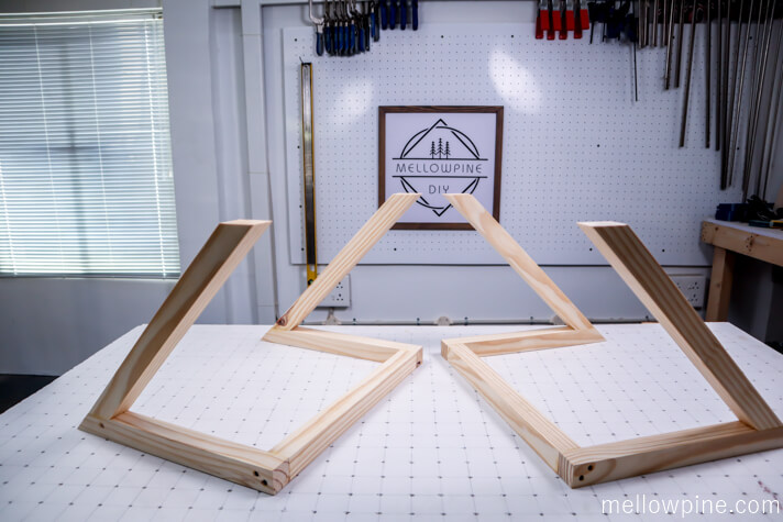 Z Frame after joining the slanting piece