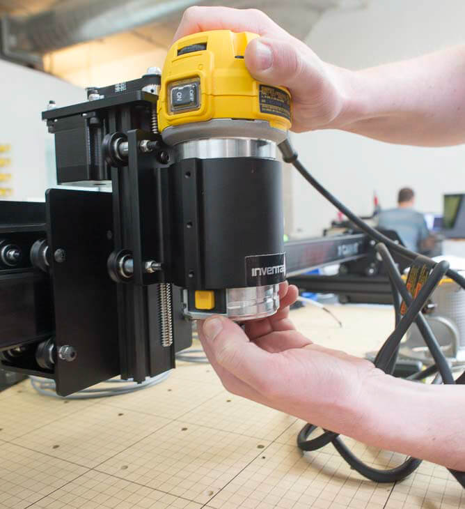 Dewalt 611 on X-Carve