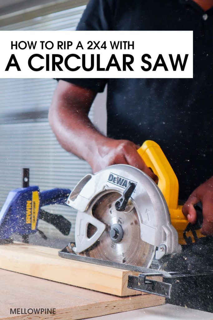 Ripping a 2x4 with a Circular Saw