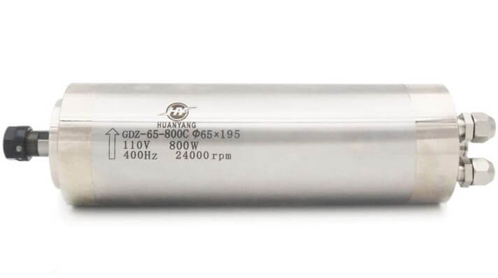 Huanyang Water Cooled 800W 24000RPM  CNC Spindle
