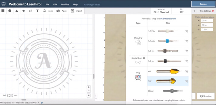 Inventables Easel Software