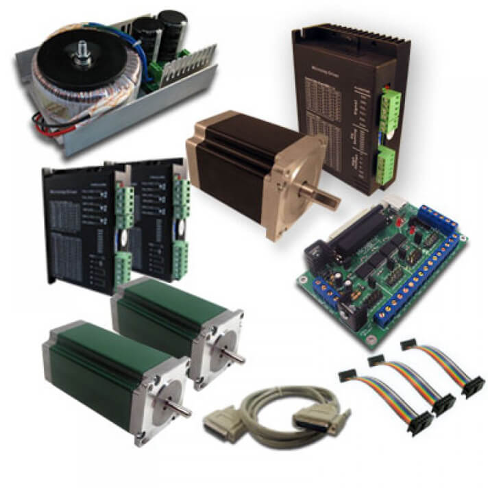 electronic components for mill to CNC conversion
