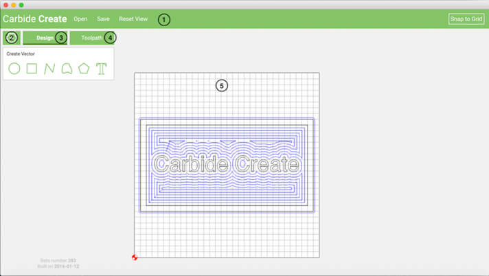 Carbide Create window