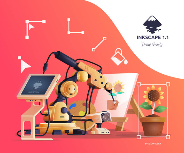 Inkscape wallpaper