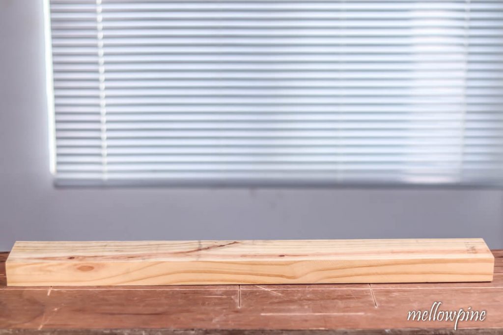 Wood on sacrificial sheet