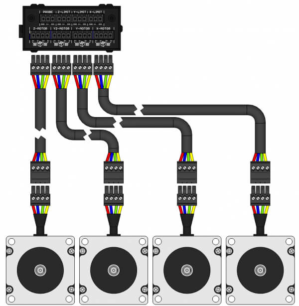 BlackBox stepper motor connections