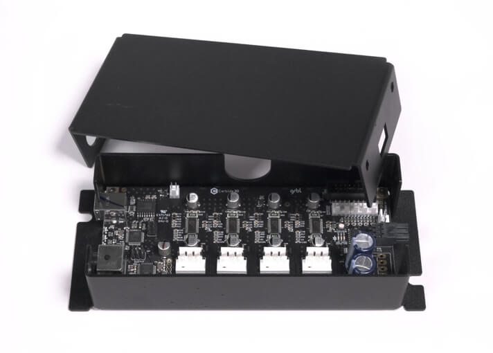 Carbide Motion Controller PCB with the enclosure open