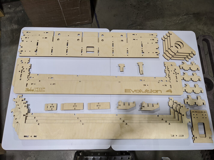 Evolution 4 chassis parts