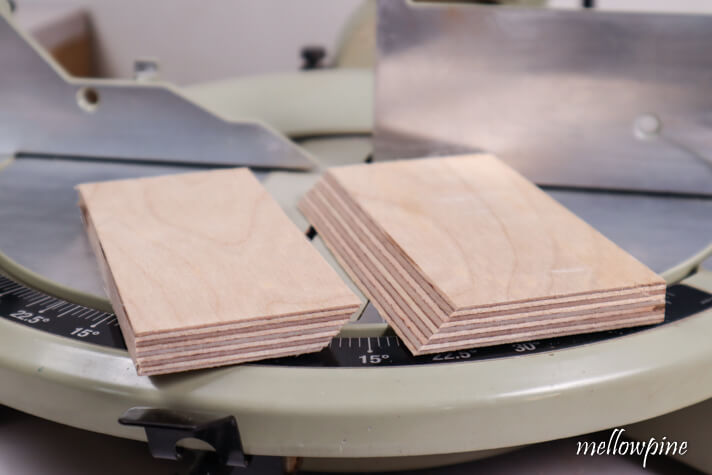 French cleat made on miter saw