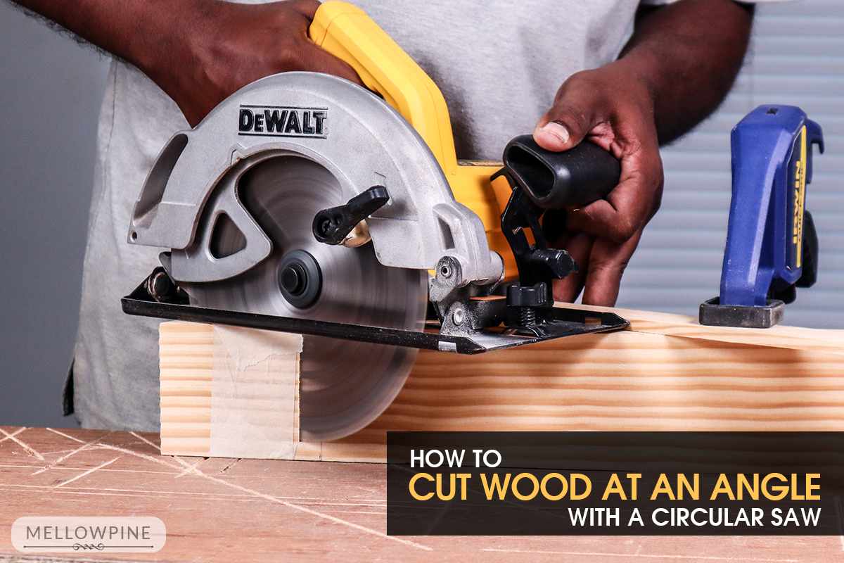 how to cut wood at an angle