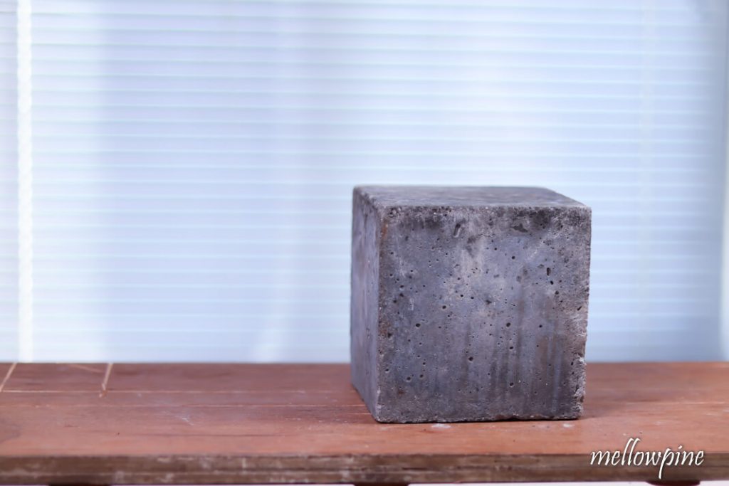 Concrete Block ready for cutting