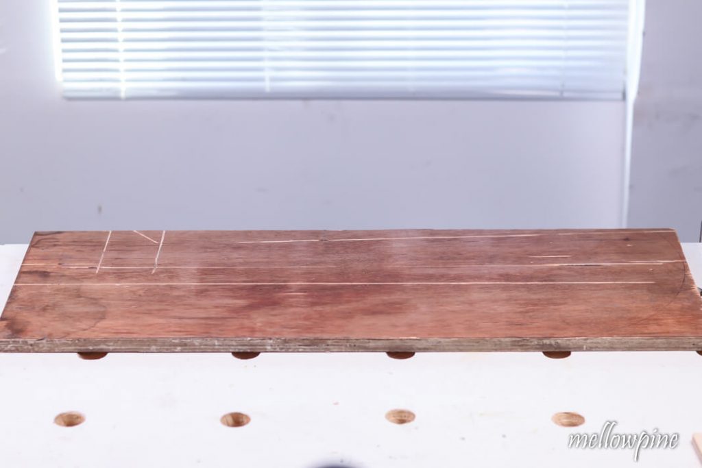 Place the sacrificial sheet