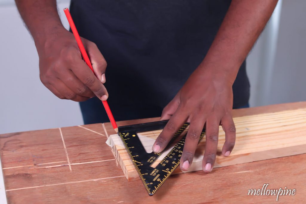 Drawing perpendicular line