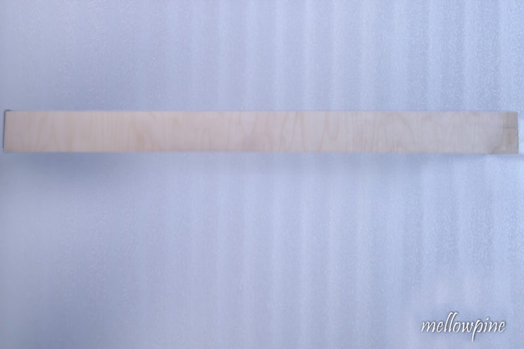 Plywood Piece after ripping