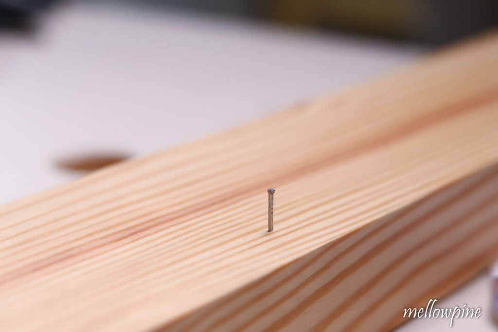 remove nails like this before starting the cut