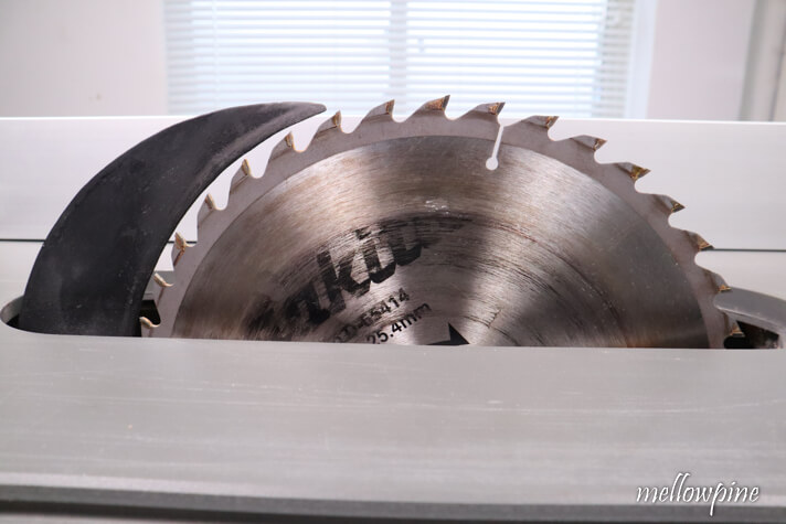 Correct table Saw blade Orientation 