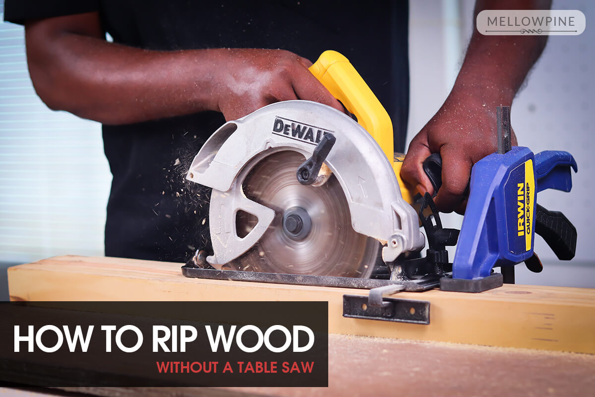 How to rip wood without a table saw