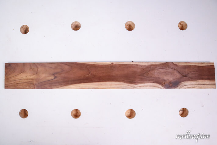 board with two edges straightened