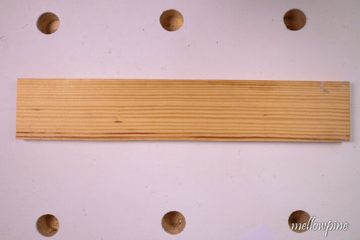 scrap piece of wood to support the wood to be cut