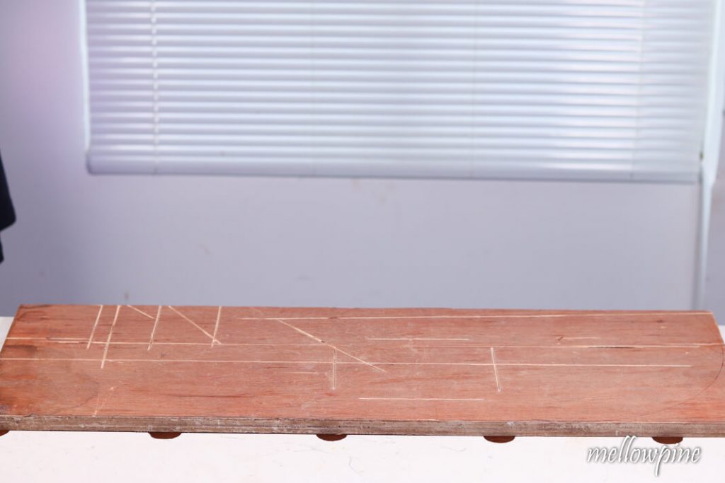 Sacrificial sheet on a table