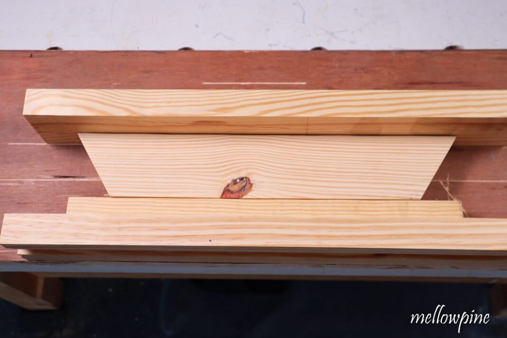 Wood on sacrificial sheet