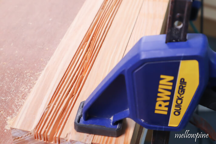 After making multiple passes with the circular saw