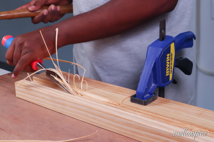 chiseling