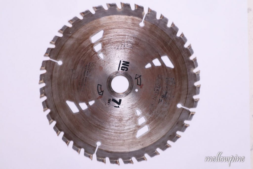 Dirty Circular Saw Blade