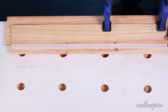Clamping one in middle and one in end
