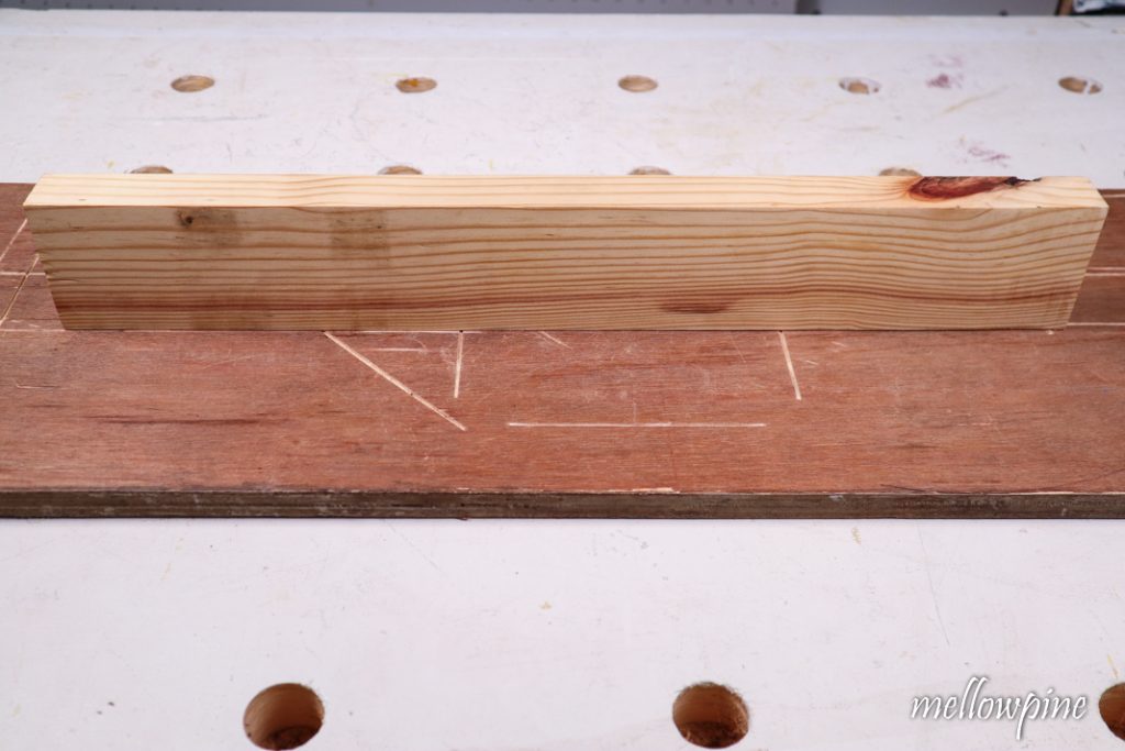 Wood on sacrificial sheet