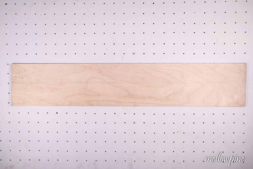 placing the material on the work table