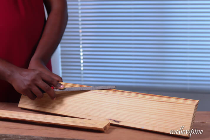 Finishing touches using a rasp