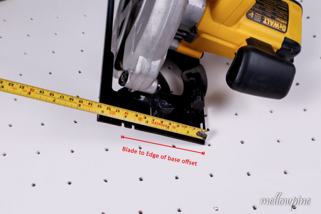 Blade to Edge of Base Offset
