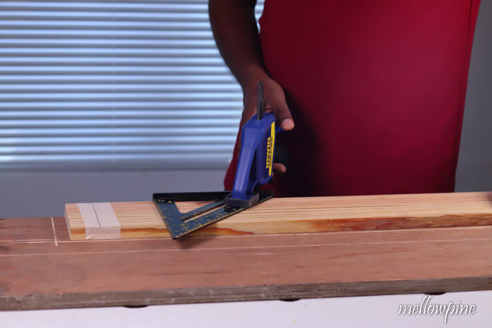 Clamping down straight edge