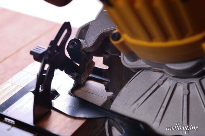 Saw blade over the edge