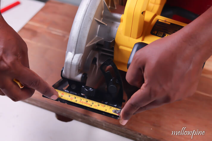 Measuring the offset