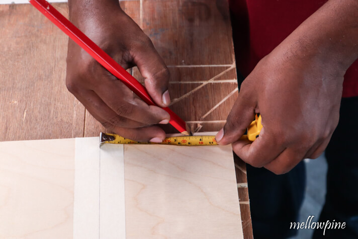 transferring the offset to plywood