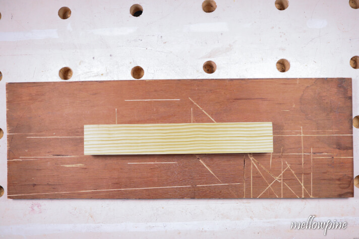 Wood on sheet